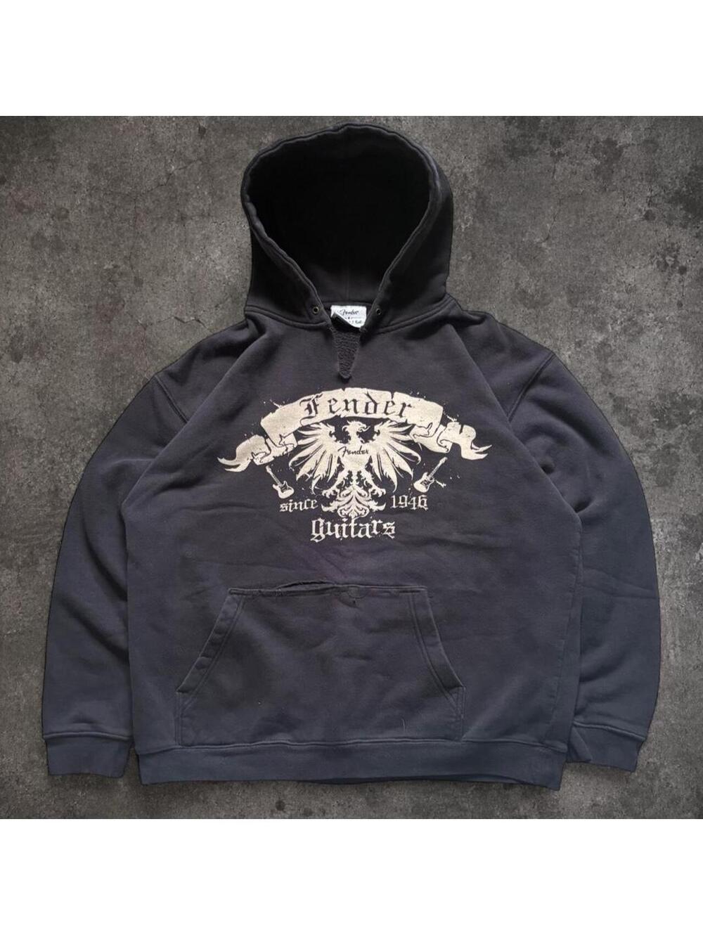 Fire vintage Fender hoodie